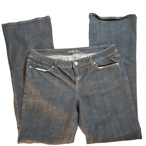 LONDON Flare Jean Dark Wash size 14 - Picture 1 of 7